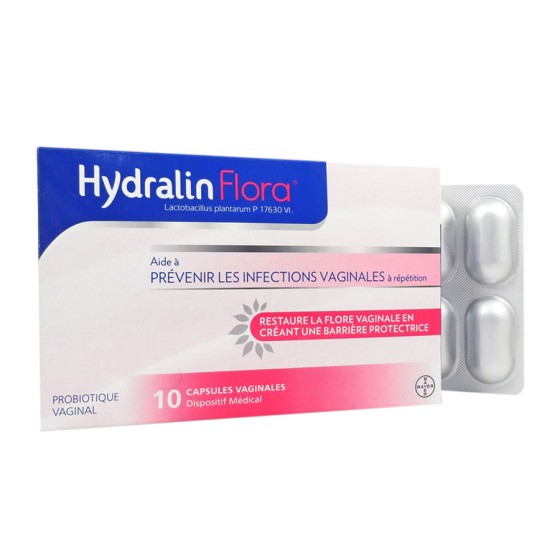 Hydralin Flora 10 vaginal capsules