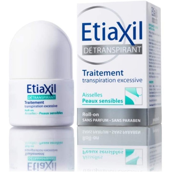 ETIAXIL Detranspirant Aisselles Peau Sensible - Transpiration excessive