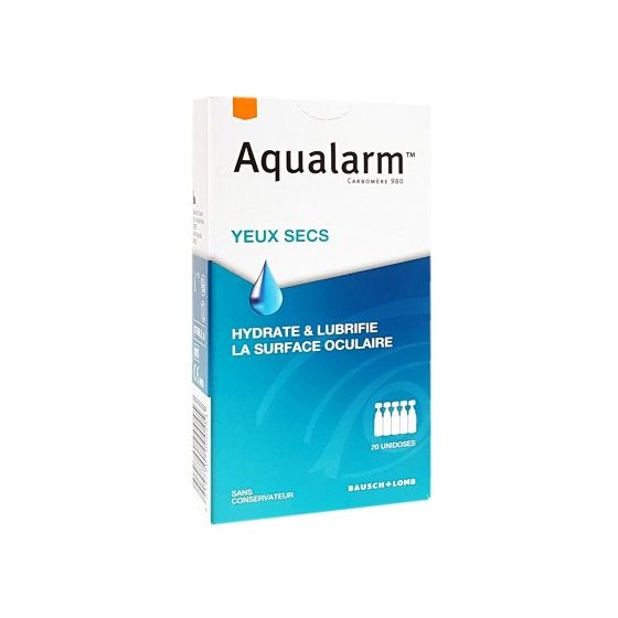 Aqualarm yeux sec 20 unidoses - solution lubrifiante