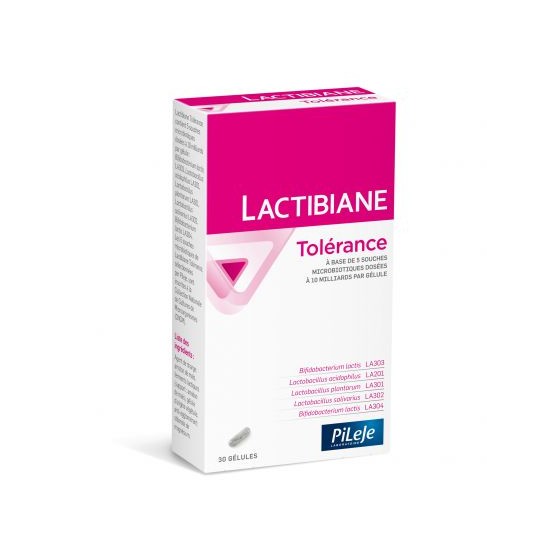Pileje Lactibiane Tolérance 30 capsules - Food intolerance problem