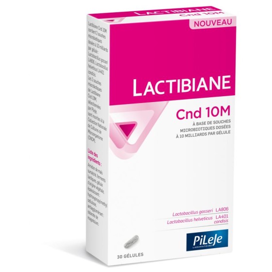 Pileje Lactibiane Cnd 10M - 30 probiotic capsules for the intimate flora