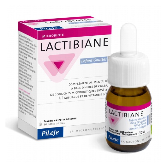 Lactibiane قطرات بروبيوتيك الطفل 30 مل زجاجة