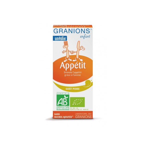 Granions Child Appetite pear syrup - 125ml food supplement