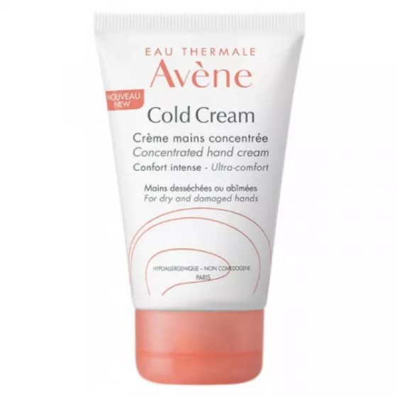 Avène Cold Cream Crème Mains Concentrée Nourrissante, Protectrice 50ml