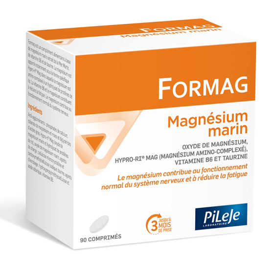Pileje Formag 90 comprimés - Complément Magnésium - Système nerveux