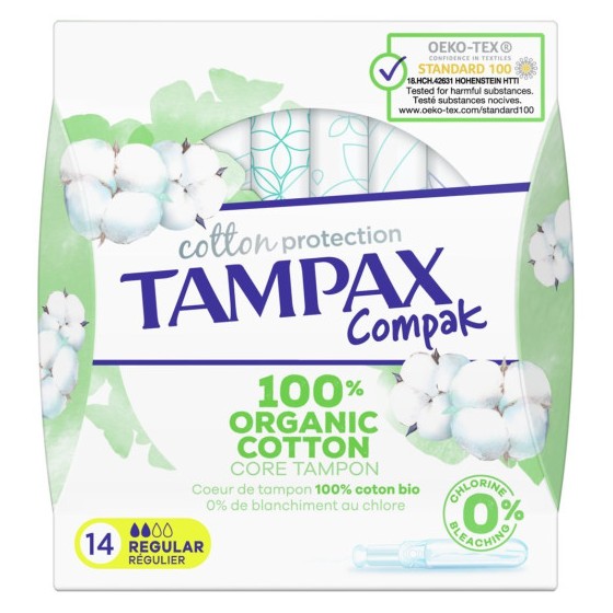 Tampax Compak Bio Cotton Protection
