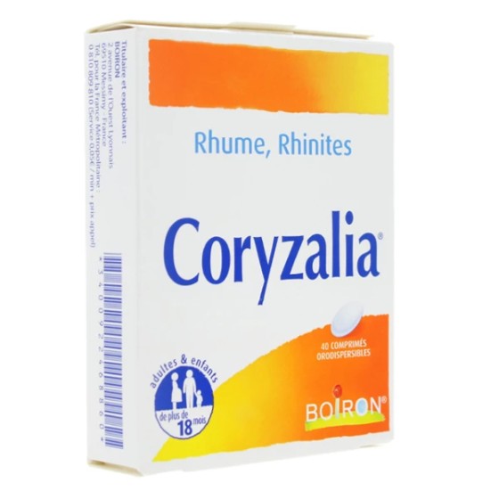 Coryzalia Boiron 40 orodispersible tablets