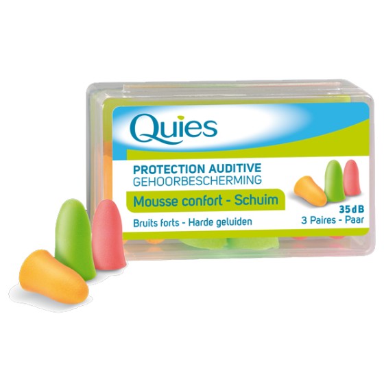 Quies Hearing Protection Foam Noise Canceling