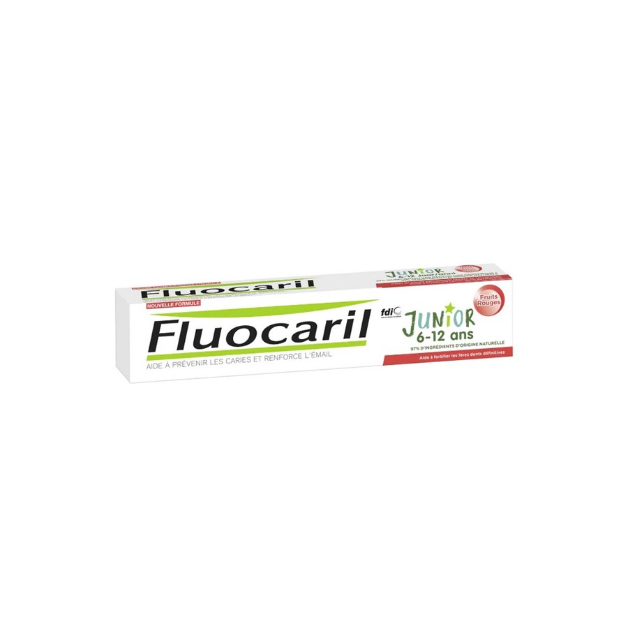 Fluocaril Junior dentifrice Fruits rouges 6-12 ans