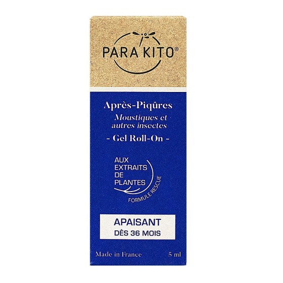 PARAKITO After Bites Soothing Roll On Gel 5ml - Targeted Application - Mosquitoes and Other Insects