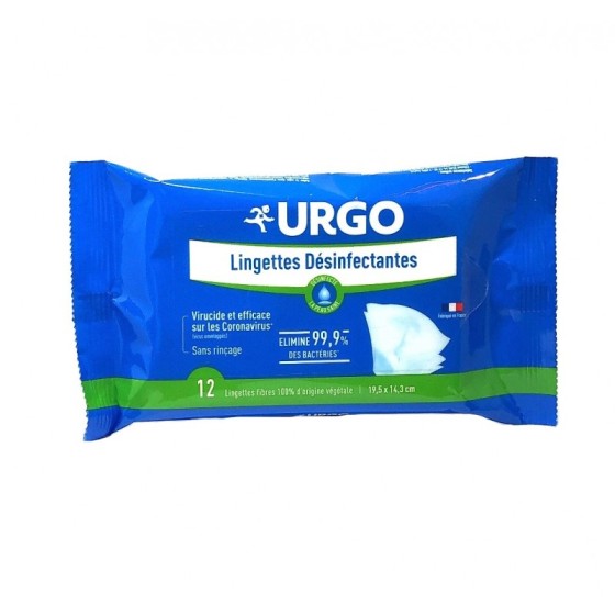 Urgo Disinfectant Wipes - x12